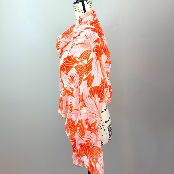 J. Crew Factory Tropical Vibes Scarf Wrap - Picture 2 of 6